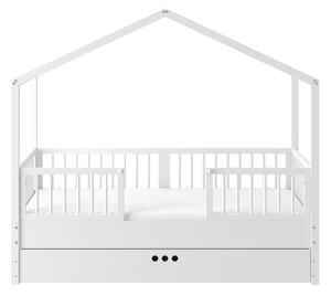 Domečková postel Niki 160x80 cm - bílá Šuplík: NE