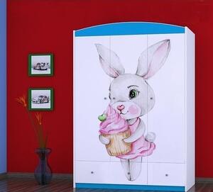 Skříň SZ11 - králíček Barva: bílá