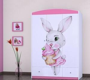 Skříň SZ11 - králíček Barva: bílá