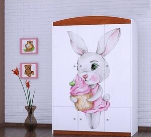Skříň SZ10 - králíček Barva: bílá