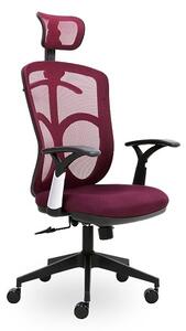 Kancelářská ergonomická židle Sego MARKI — více barev Vínová