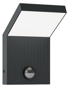 Brilagi - LED Venkovní nástěnné svítidlo se senzorem RIANO LED/8W/230V antracit