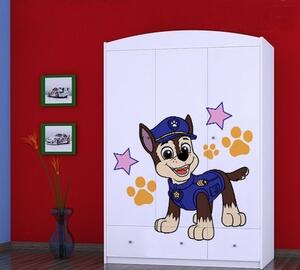 Skříň SZ11 - policejní pes Barva: bílá