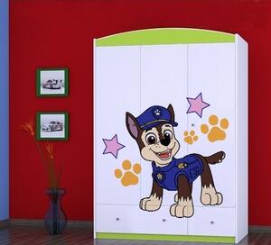 Skříň SZ11 - policejní pes Barva: bílá