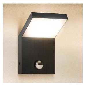 Brilagi - LED Venkovní nástěnné svítidlo se senzorem RIANO LED/8W/230V antracit