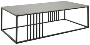 KONFERENČNÍ STOLEK, šedá, černá, kov, keramika, 140/40/70 cm MID.YOU, Online Only