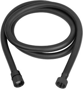 Invena Dark sprchová hadice 150 cm černá AW-44-004