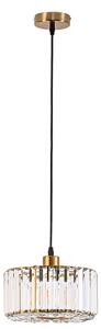 Light Prestige Vetro závěsné svítidlo 1x15 W zlatá LP-2910/1P GD round