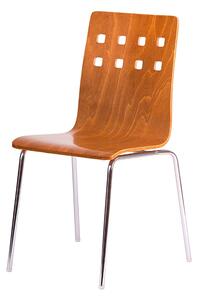Židle NELA (třešeň) - kostra chrom