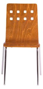 Židle NELA (třešeň) - kostra chrom
