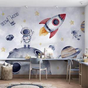Fototapety Astronauti ve vesmíru, Fototapety space, w01461 : uwalls.cz