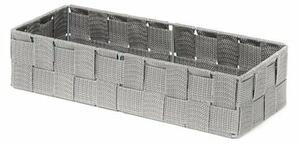 Compactor Úložný organizér do zásuvky Compactor TEX - košík L, 30 x 12 x 7 cm, šedý