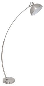 Rabalux 5593 OTTO - Moderní stojací lampa v matném niklu 158cm (Stojací lampa nejen do obýváku 1 x E27)
