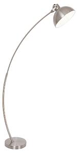 Rabalux 5593 OTTO - Moderní stojací lampa v matném niklu 158cm (Stojací lampa nejen do obýváku 1 x E27)