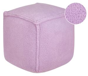 Puf ALIPUR Buklé Fialová