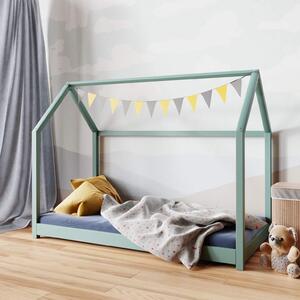 Domečková postel Lilien 160x80 cm Barva: přírodní, Prodloužení nožiček: ne