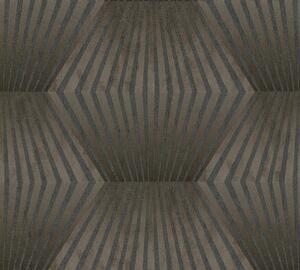 A.S. Création | Vliesová tapeta na zeď Titanium 3 38204-2 | 0,53 x 10,05 m | hnědá
