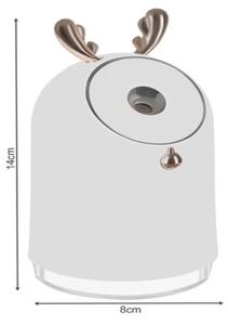 Malatec 16366 Zvlhčovač vzduchu USB, 250 ml bílý
