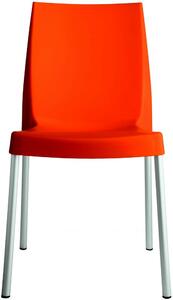 Židle Boulevard (oranžová), allu+polypropylen