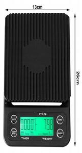 VK 17136 Digitální kuchyňská váha 5 kg, černá
