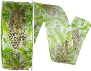 Stuha taftová LEOPARD transparentní A 40mm x 20m (9,-Kč/m)