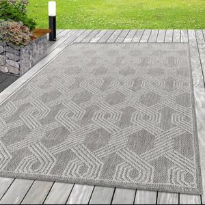 Vopi | Kusový venkovní koberec Aruba 4904 grey - 140 x 200 cm