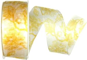 Stuha taftová MAGNOLIA transparentní A 40mm x 20m (8,-Kč/m)