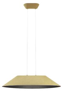 Redo Závěsné akustické LED svítidlo AKIRA ø 750mm, 12W Barva: Zelená-černá, Teplota světla: 3000K - teplá bílá