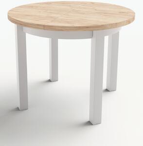 STL 102 rozkládací kulatý jídelní stůl 100-180 cm