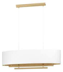 Eglo 390182 - Lustr na lanku PINETARA 4xE27/40W/230V bílá/zlatá