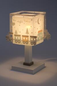 Dalber 63531 THE NIGHT TRAIN - Dětská stolní lampička + Dárek LED žárovka (Stolní lampička pro děti s motivem vláčku)