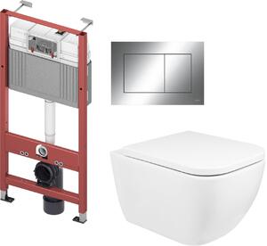 Sada záchodová mísa Oltens Vernal 42002000, podomítkový WC modul Tece Base 9400407, 45104000, 9.240.401