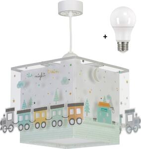 Dalber 63532 THE NIGHT TRAIN - Dětské závěsné svítidlo s vláčkem + Dárek LED žárovka