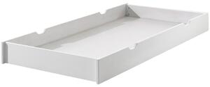 Bílá lakovaná zásuvka k posteli Vipack Erik 199 x 94 cm