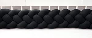 Copánkový mantinel čtyřpásmový - černý Délka mantinelu: 120 cm