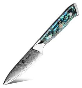 Loupací nůž z damaškové oceli SaKuRo Ocean Shell 8,9cm