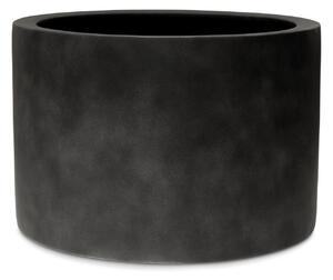 Cylindrický květináč Division Lite - válec, průměr 47/60/80 cm, výška 30/40/60 cm, šedá, antracitová Barva:: černá, Rozměr:: Ø 60cm - výška 40cm