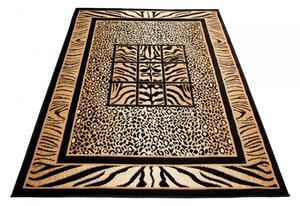 Chemex Moderní koberec Atlas - tygrovaný 1 - černý Rozměr koberce: 80x150 cm