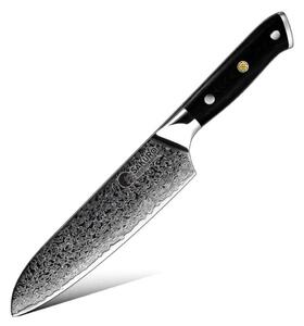 Santoku nůž z damaškové oceli SaKuRo G10 20,3 cm
