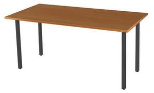 Kancelářský stůl Viva Standard, 120 x 80 x 75 cm, rovné provedení, podnoží antracit, buk