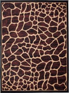 Makro Abra Kusový koberec ATLAS J312B hnědý černý Rozměr: 300x400 cm