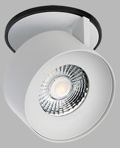 LED2 21507331 KLIP kruhové otočné zápustné bodové svítidlo 77mm 11W / 770lm 3000K černo bílá
