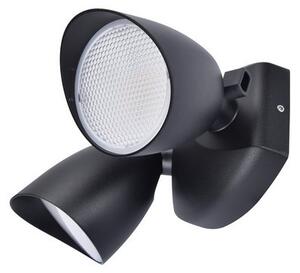 Lutec 7622221012 LED venkovní nástěnné svítidlo Shrimp s pohybovým čidlem 1x23,5W | 1700lm | 4000K | IP44 - černá