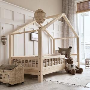 Domečková postel Housebed Bello 160x80 cm přírodní