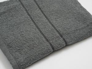 Tmavě šedý ručník DONNA