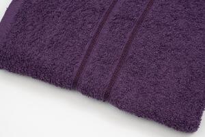 Tmavě fialový ručník DONNA