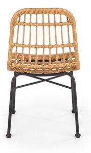 Zahradní židle PRIM - umělý ratan, přírodní