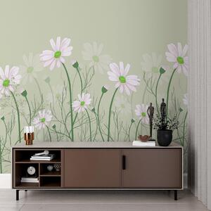 Fototapety Křehké květy tančící ve větru, Fototapety akvarel, w00802v2 : uwalls.cz