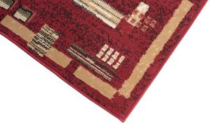 Chemex Moderní koberec Atlas - geometrické tvary 2 - červený Rozměr koberce: 80x150 cm