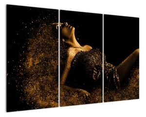 Moderní obraz - dívka (120x80cm)